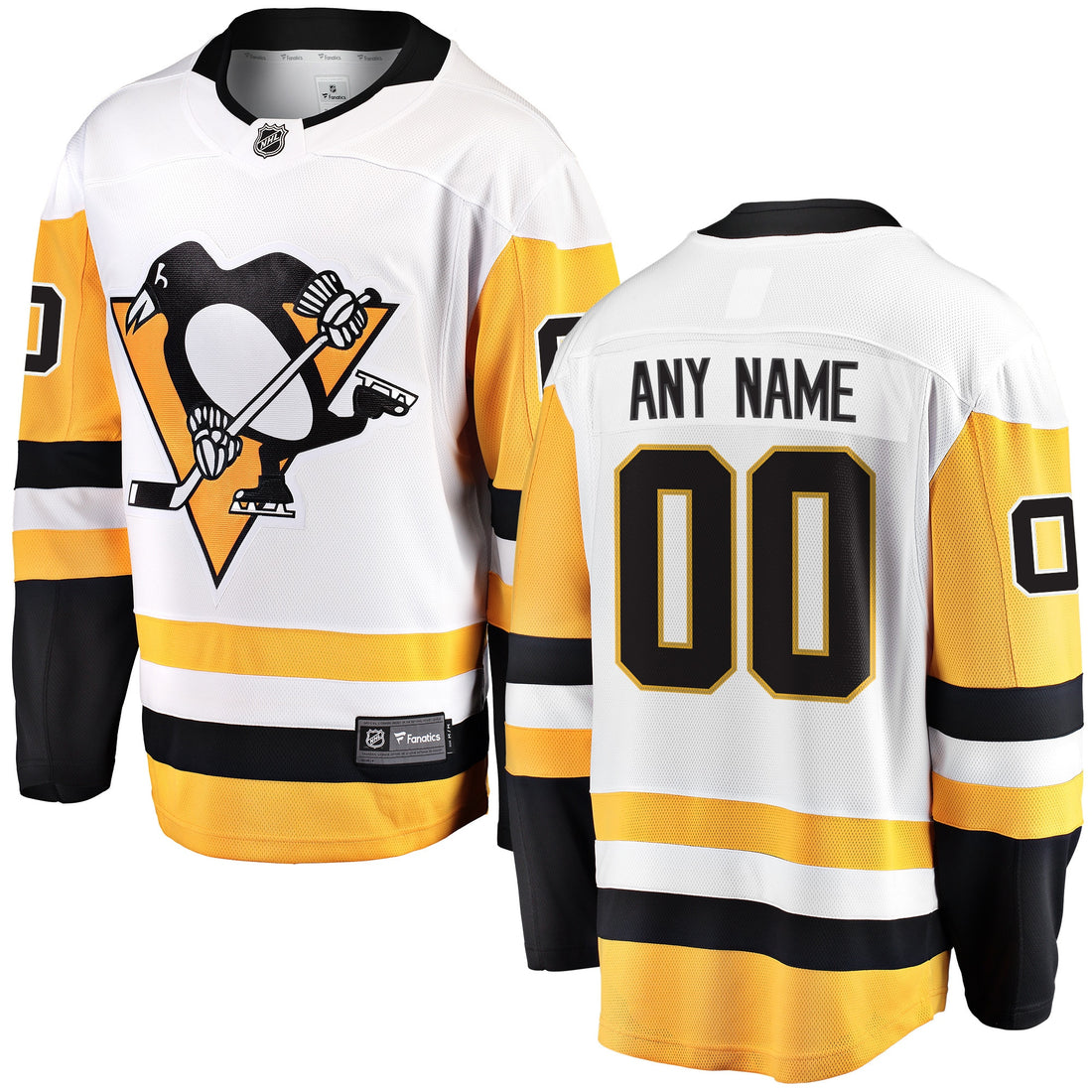 Pittsburgh Penguins white Away jersey