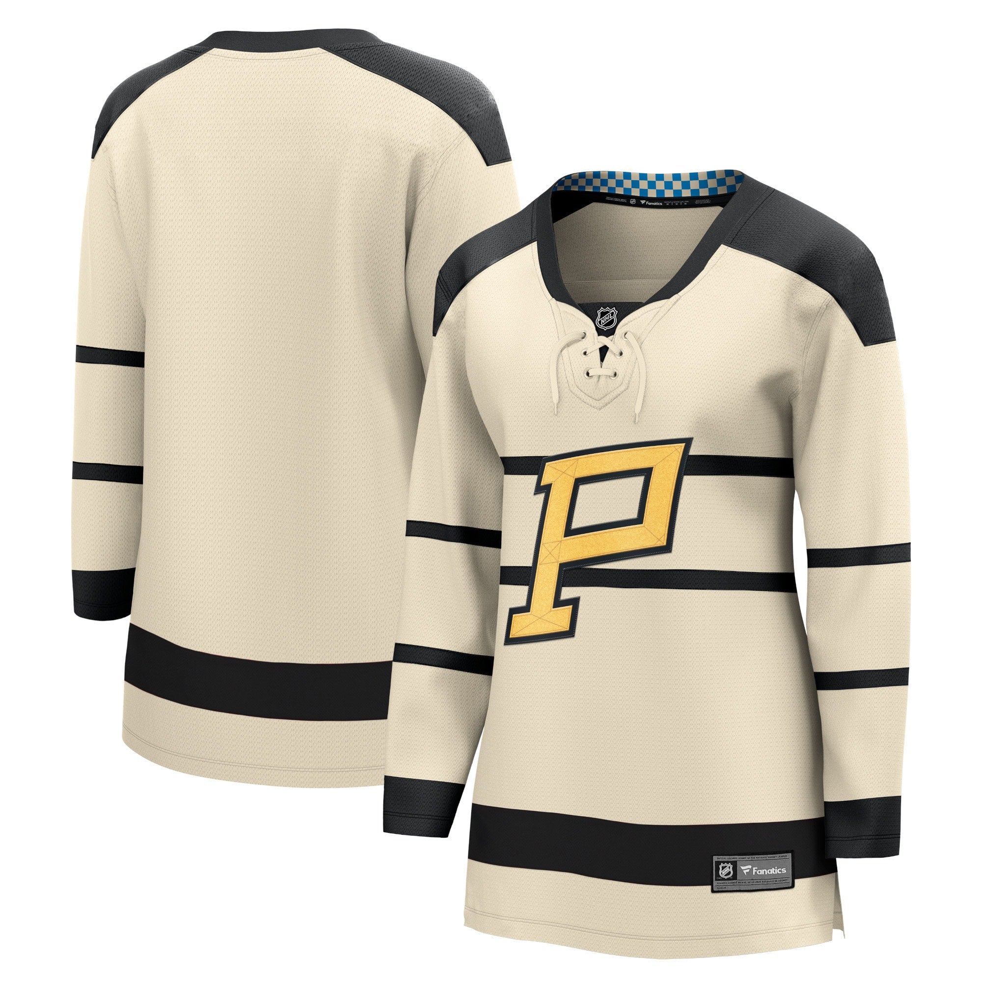 Pittsburgh Penguins cream Winter Classic jersey