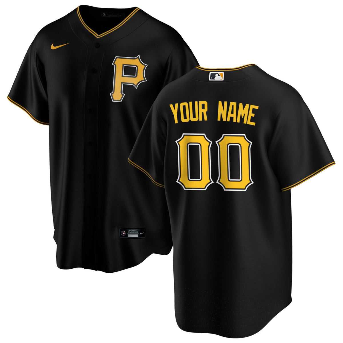 Pittsburgh Pirates black Alternate jersey