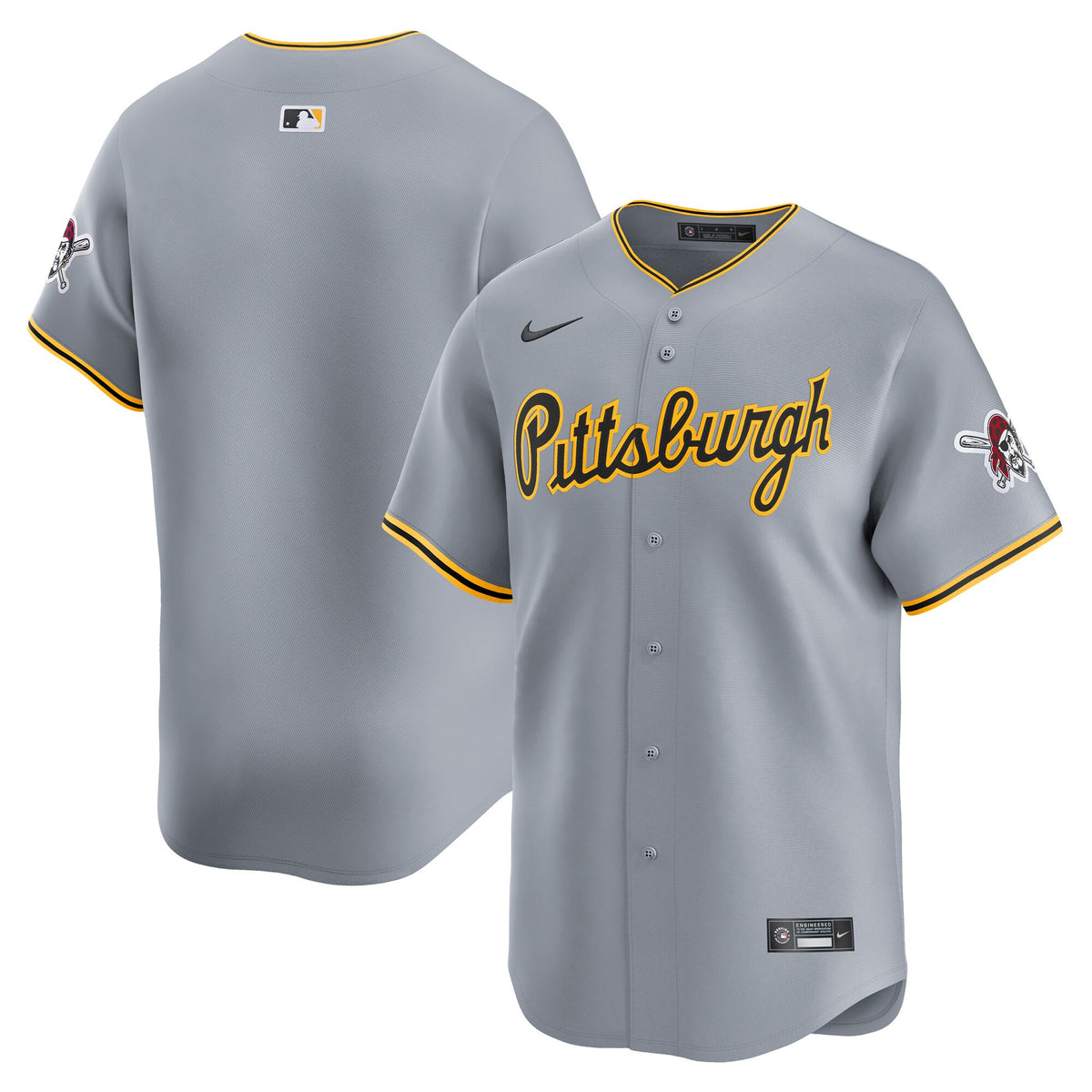 Pittsburgh Pirates gray Limited jersey