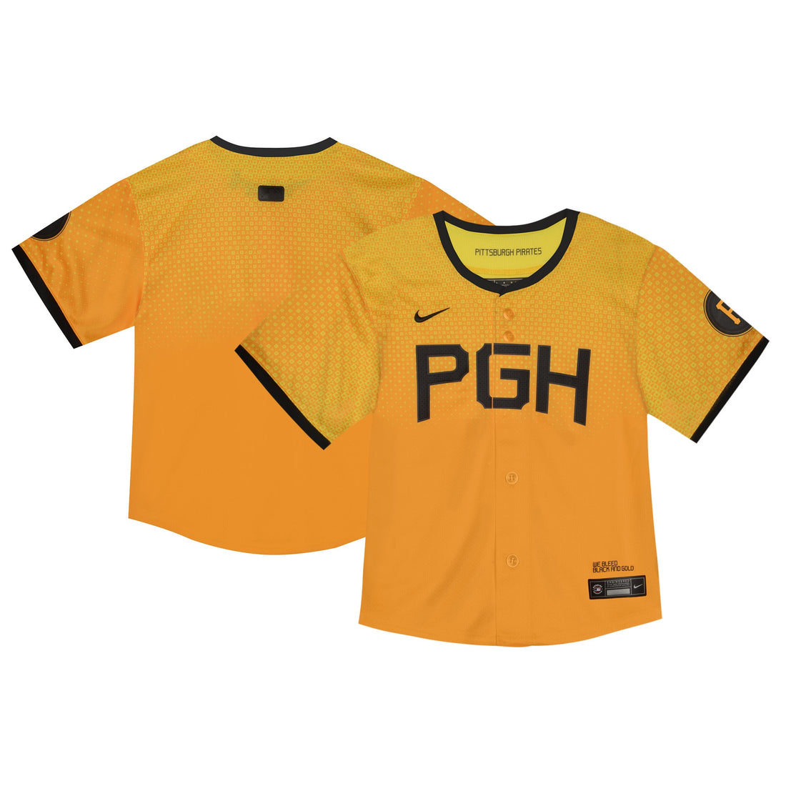 Pittsburgh Pirates yellow City Connect jersey