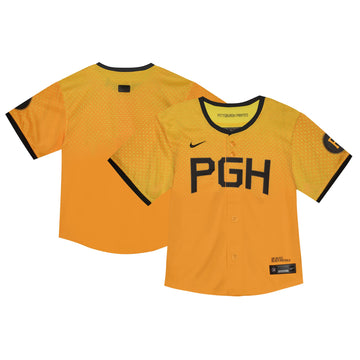 Pittsburgh Pirates yellow City Connect jersey