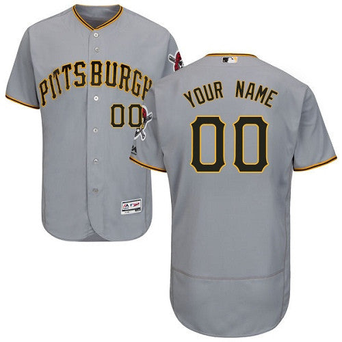 Pittsburgh Pirates gray jersey