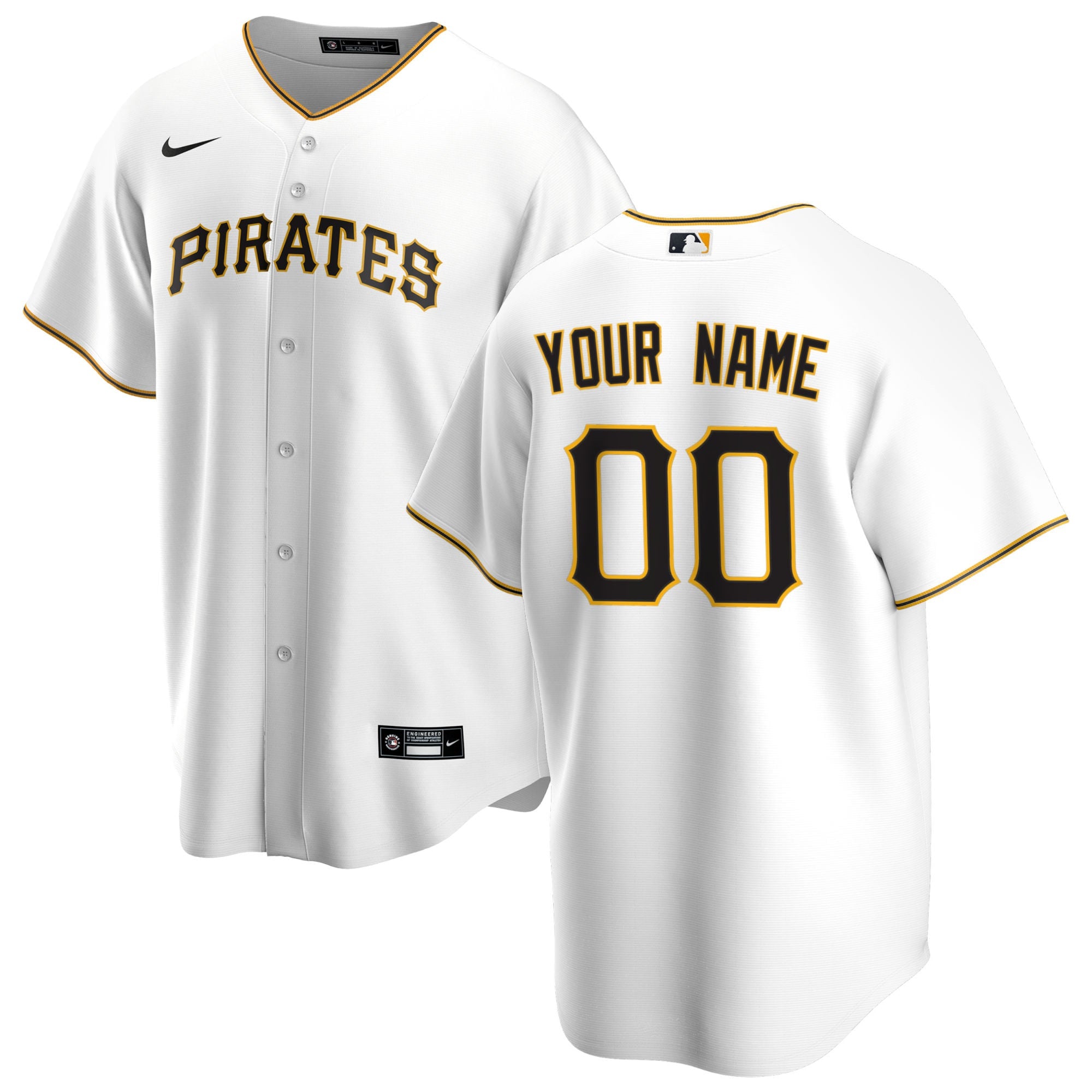 Pittsburgh Pirates white Home jersey