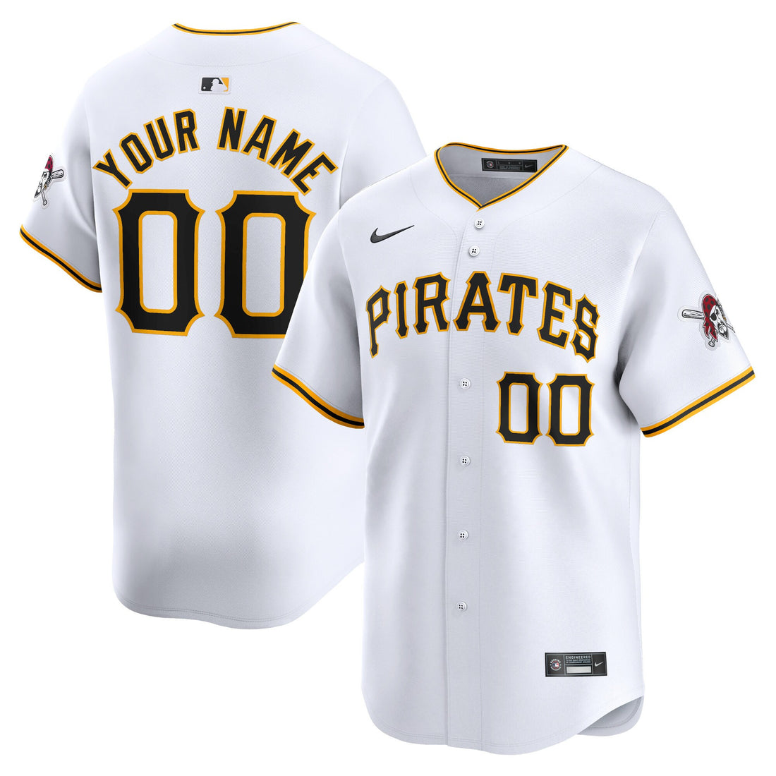 Pittsburgh Pirates white Limited jersey