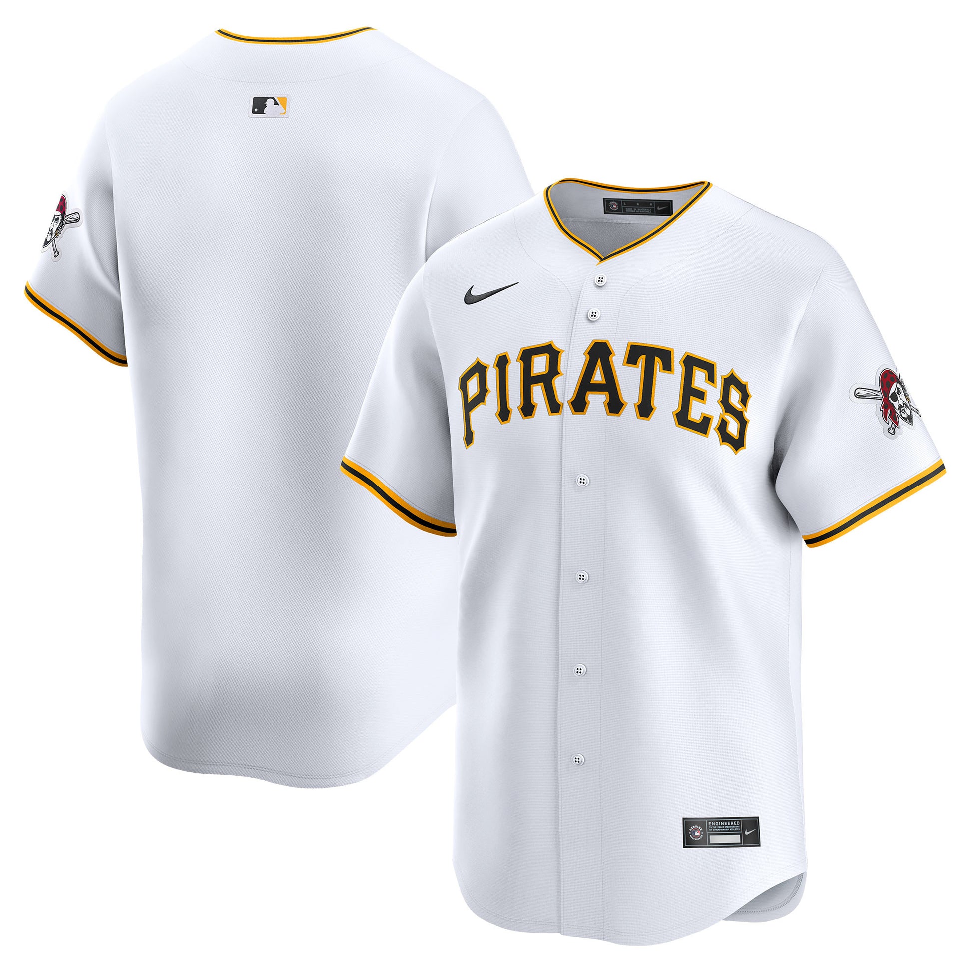 Pittsburgh Pirates white Limited jersey