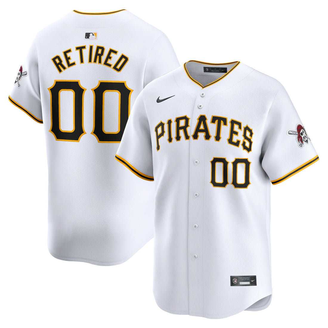 Pittsburgh Pirates white Limited jersey