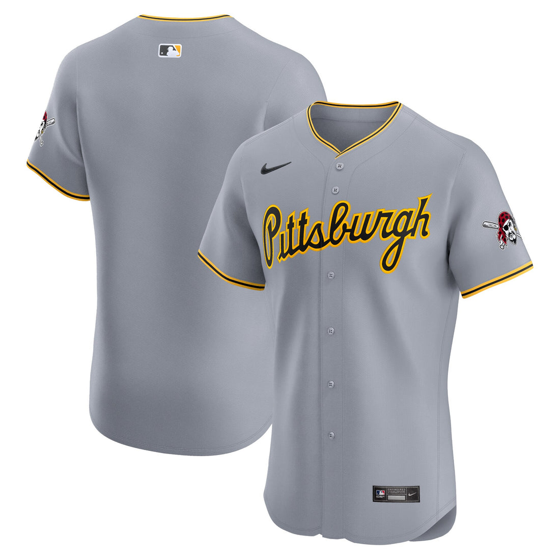 Pittsburgh Pirates gray Vapor jersey