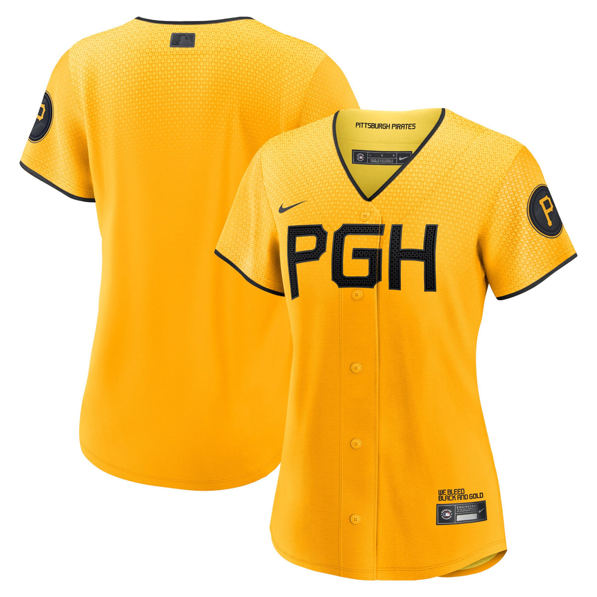 Pittsburgh Pirates gold City Connect jersey