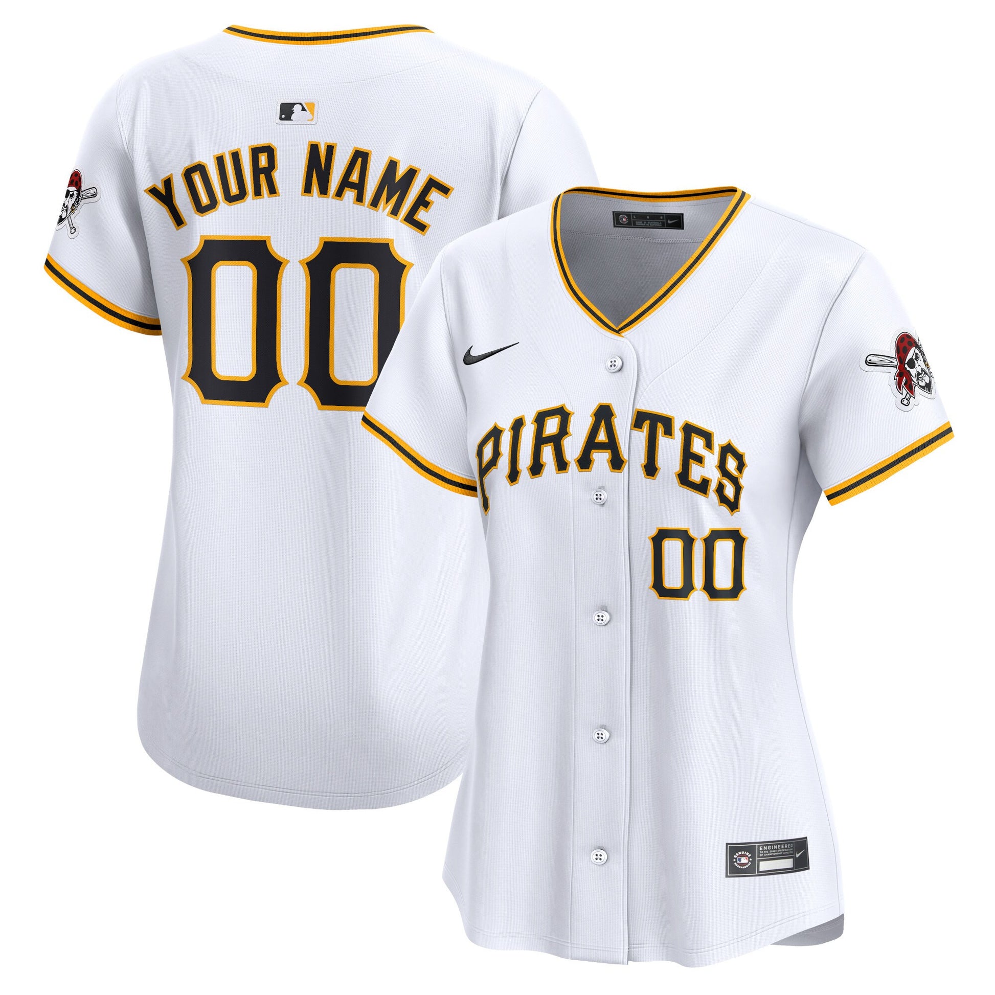 Pittsburgh Pirates white Limited jersey