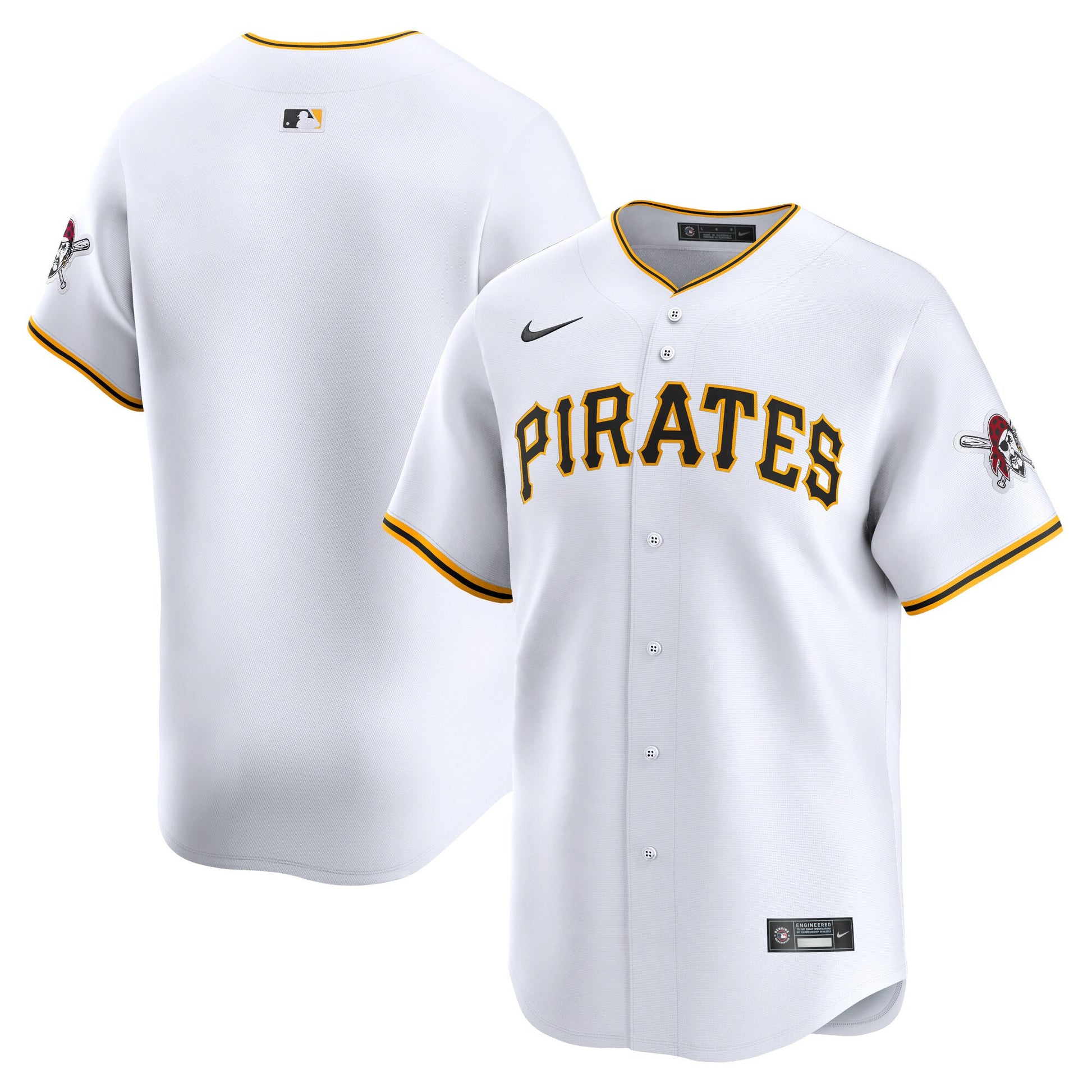 Pittsburgh Pirates white Limited jersey
