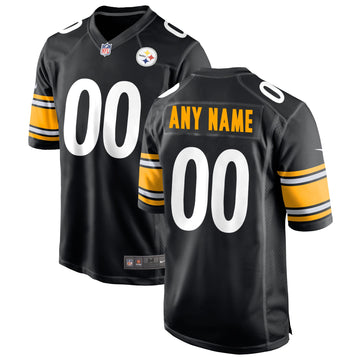 Custom Pittsburgh Steelers black jersey