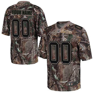 Custom Pittsburgh Steelers camo Elite jersey