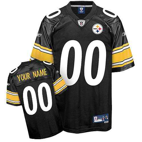 Custom Pittsburgh Steelers black jersey