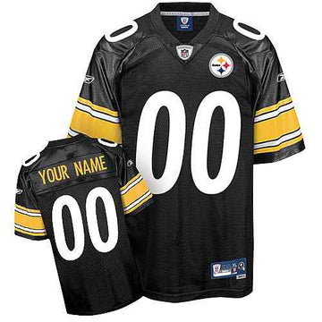 Custom Pittsburgh Steelers black jersey