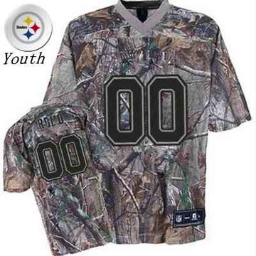 Custom Pittsburgh Steelers camo Camo jersey