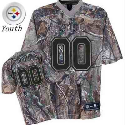 Custom Pittsburgh Steelers camo Camo jersey