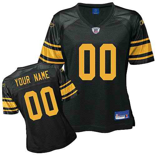 Custom Pittsburgh Steelers black jersey
