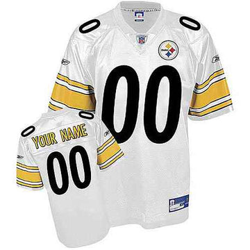 Custom Pittsburgh Steelers white jersey