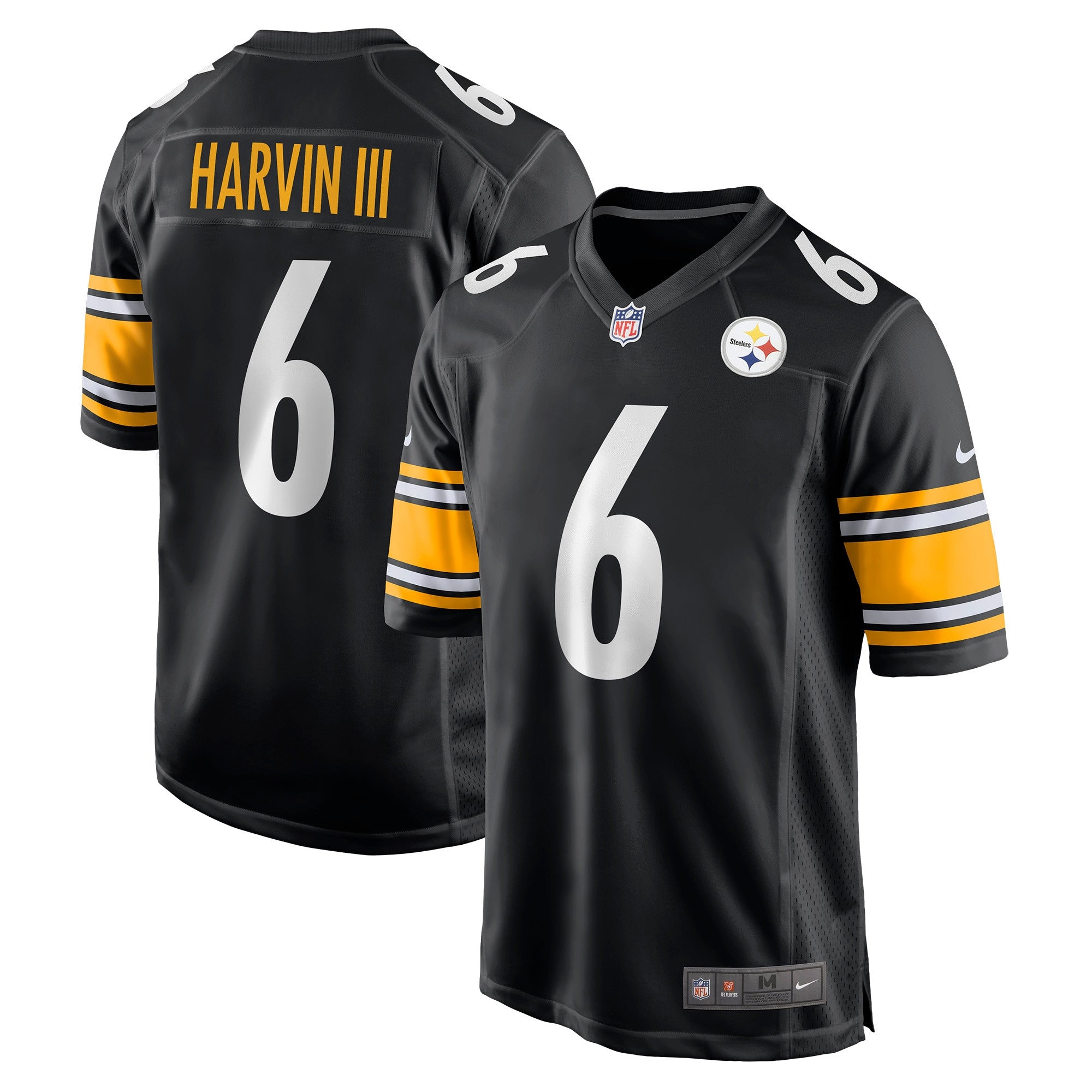 Pressley Harvin Iii Pittsburgh Steelers black jersey