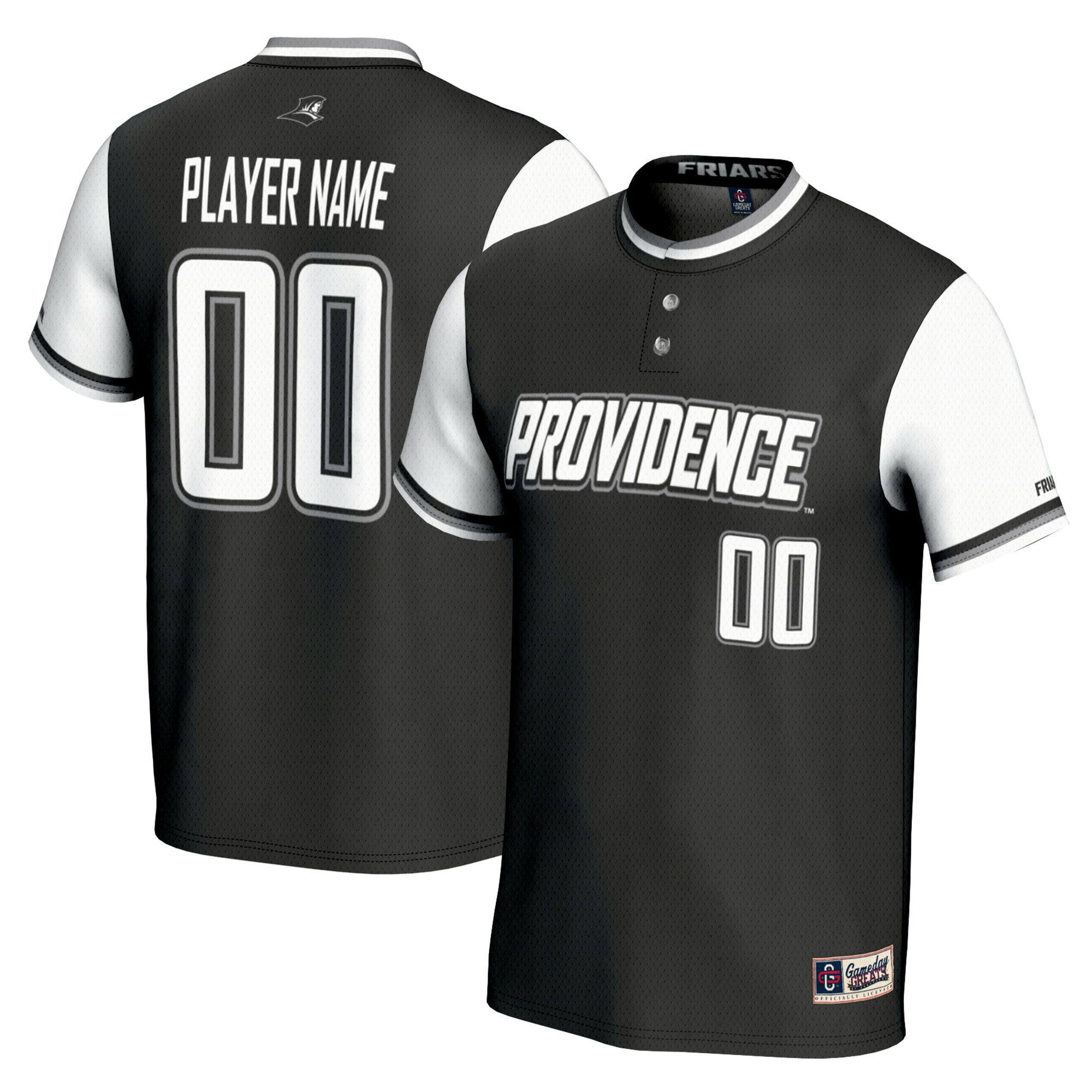 Softball Providence Friars black jersey