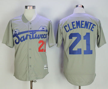 Cangrejeros de Santurce Puerto Rico Baseball gray Throwback jersey