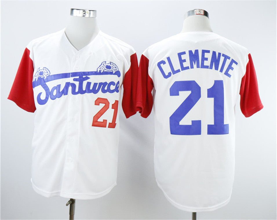 Cangrejeros de Santurce Puerto Rico Baseball white jersey