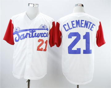 Cangrejeros de Santurce Puerto Rico Baseball white jersey