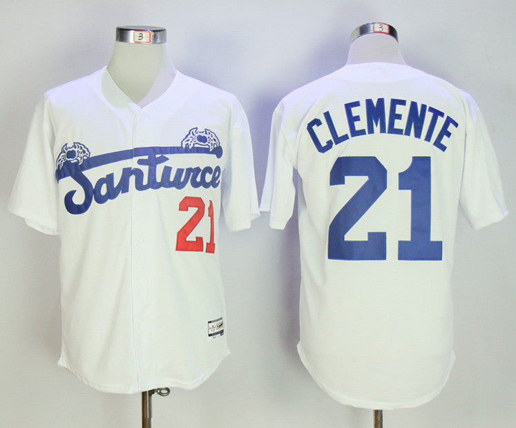 Cangrejeros de Santurce Puerto Rico Baseball white Throwback jersey