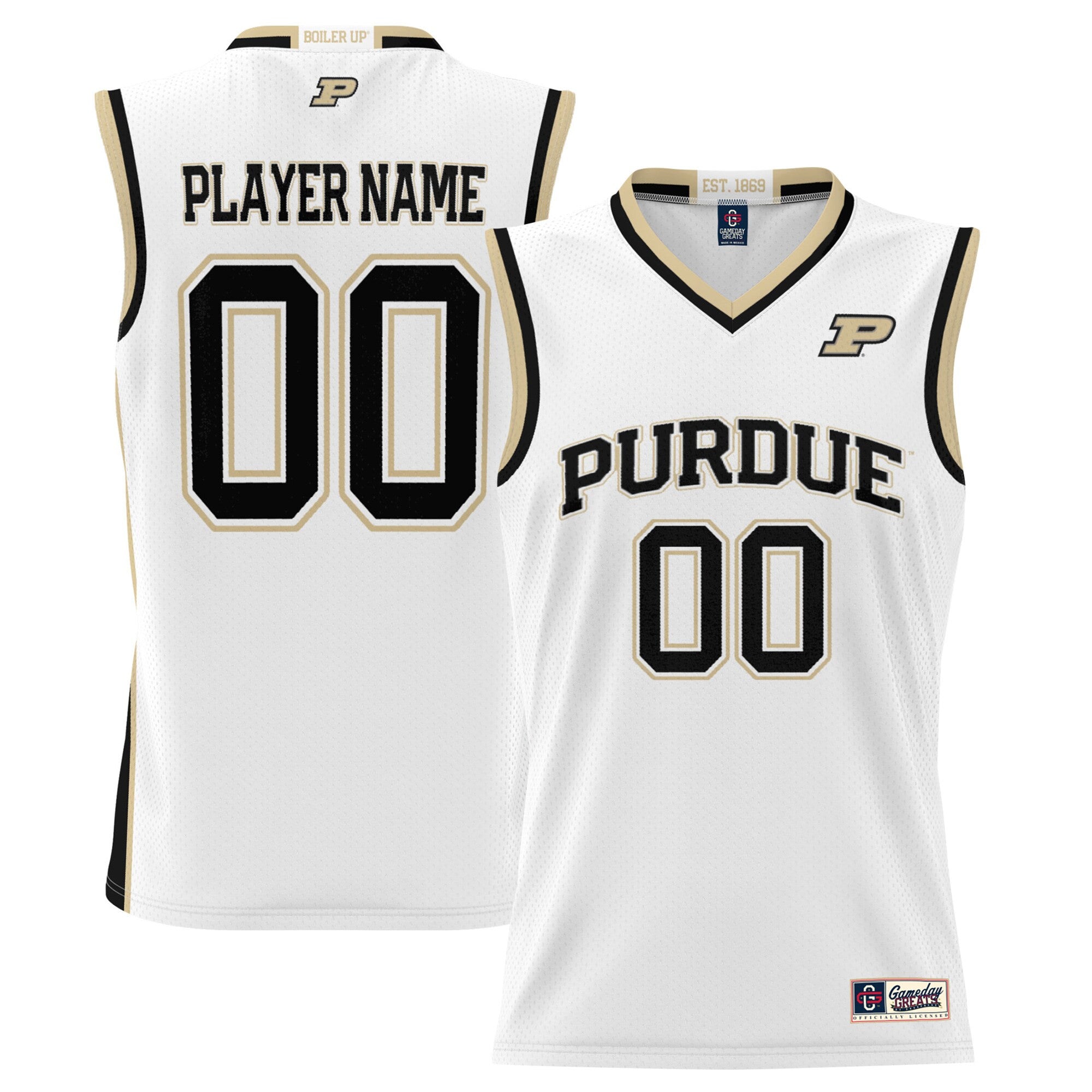 Purdue Boilermakers white jersey