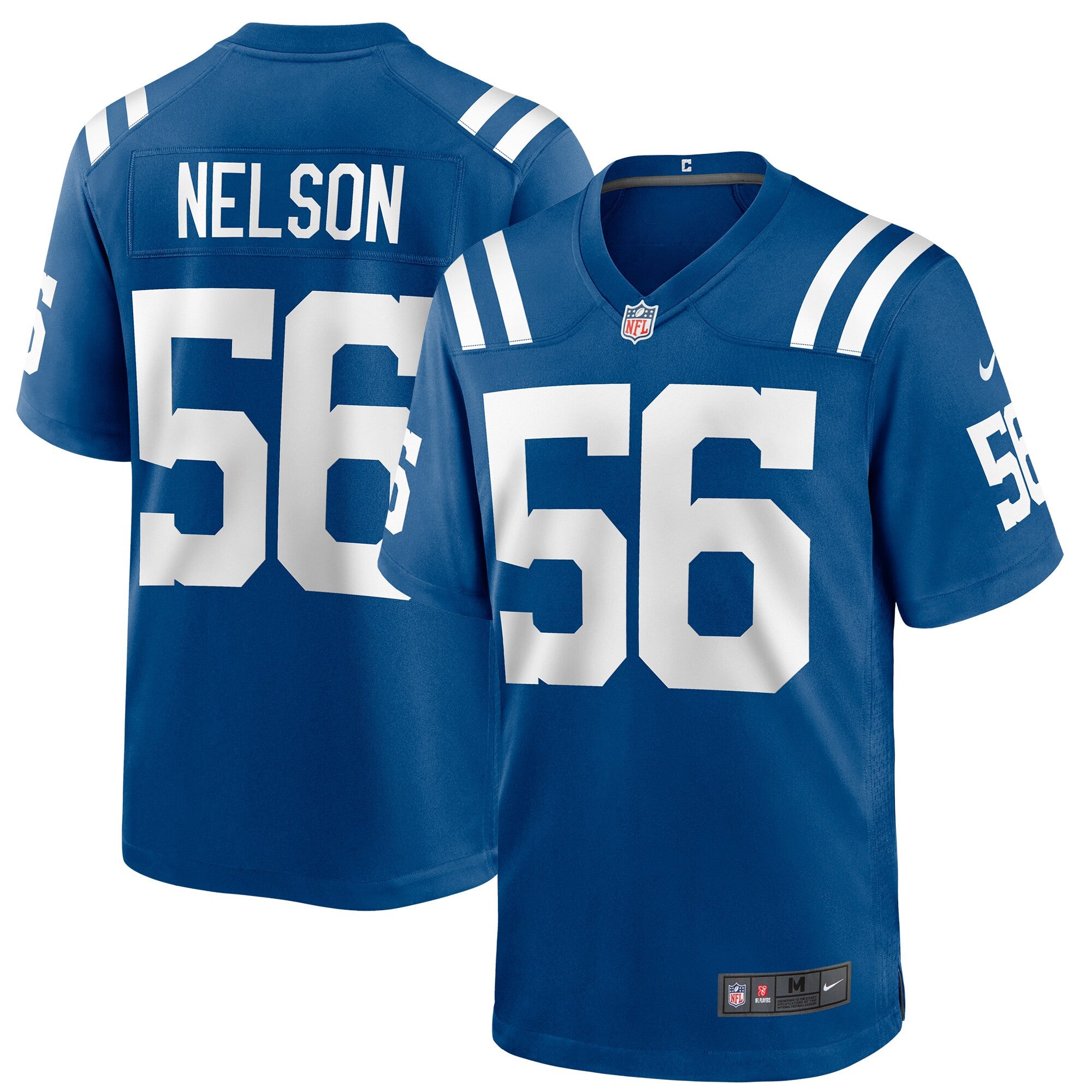 Quenton Nelson Indianapolis Colts royal Game jersey