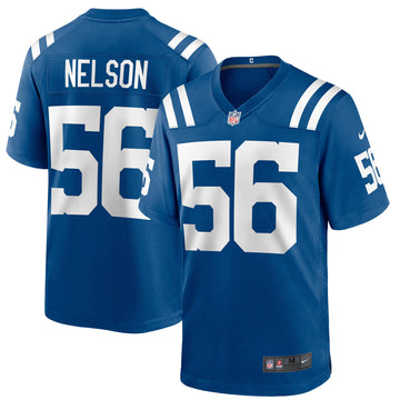 Quenton Nelson Indianapolis Colts royal Game jersey