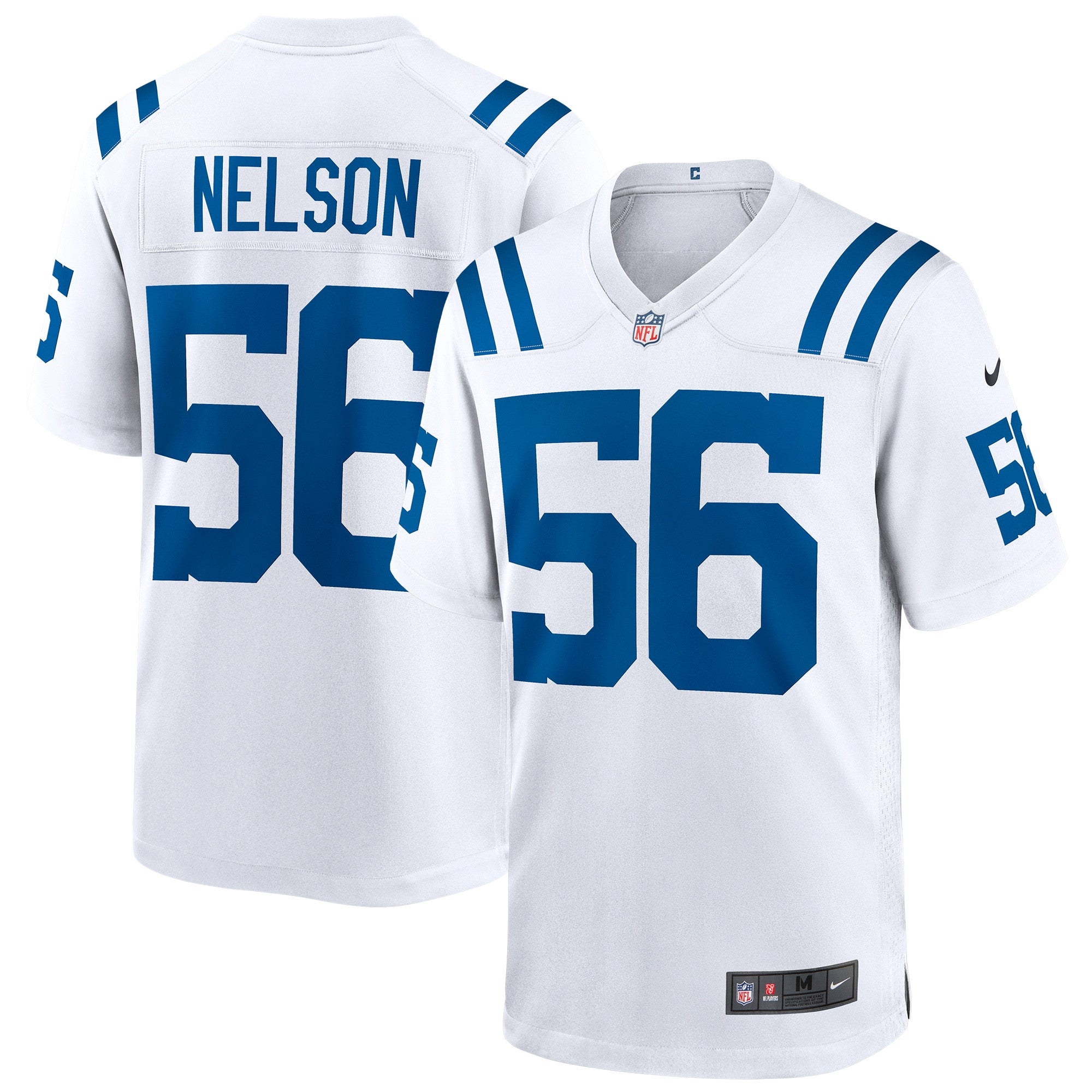 Quenton Nelson Indianapolis Colts white Game jersey