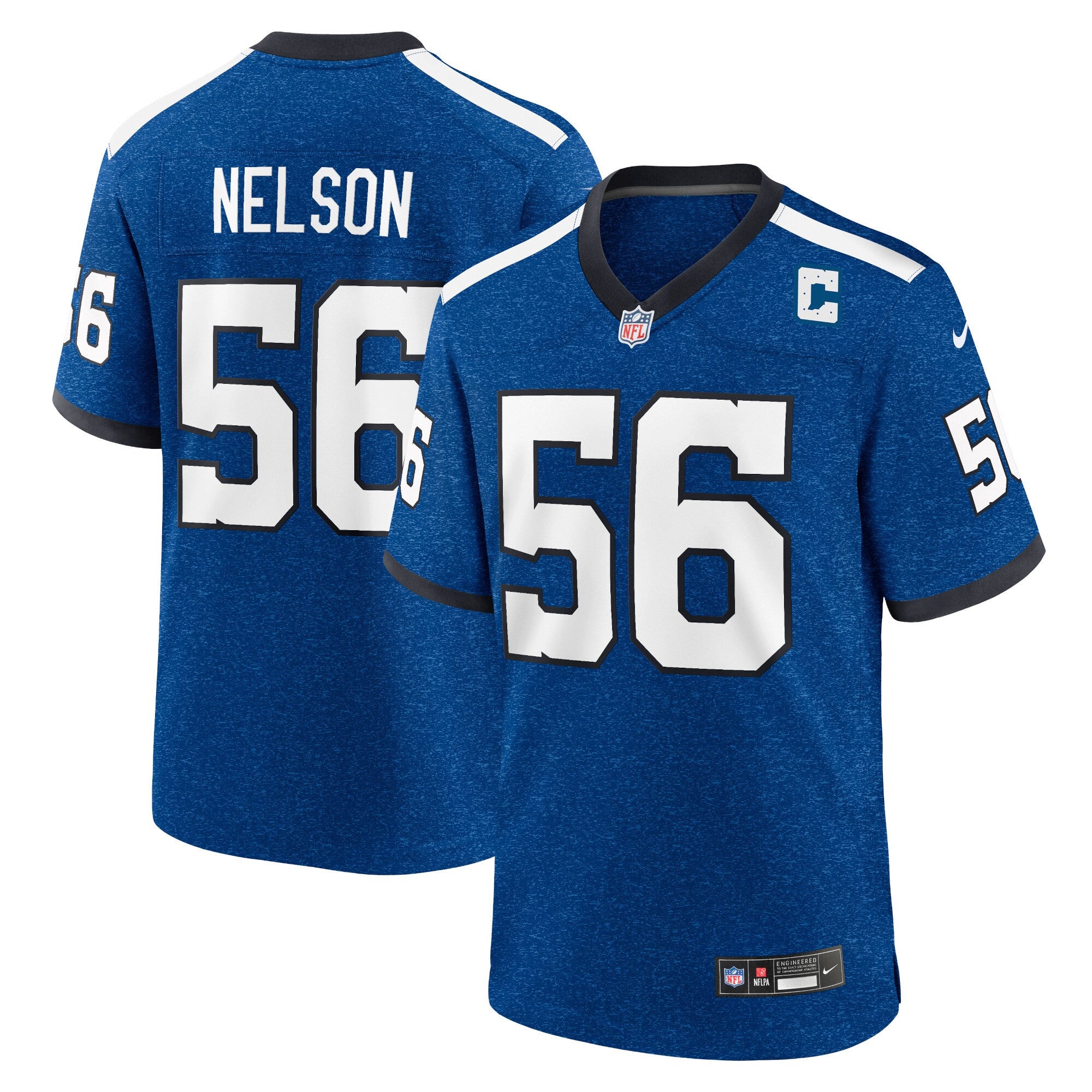 Quenton Nelson Indiana Nights Indianapolis Colts royal Alternate jersey