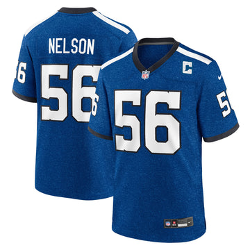 Quenton Nelson Indiana Nights Indianapolis Colts royal Alternate jersey