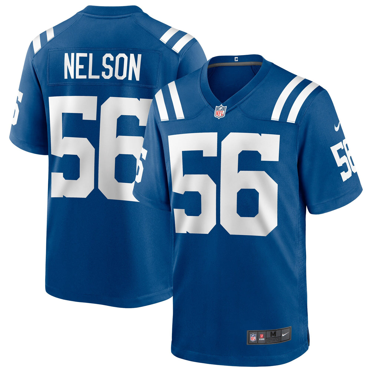 Quenton Nelson Indianapolis Colts royal jersey