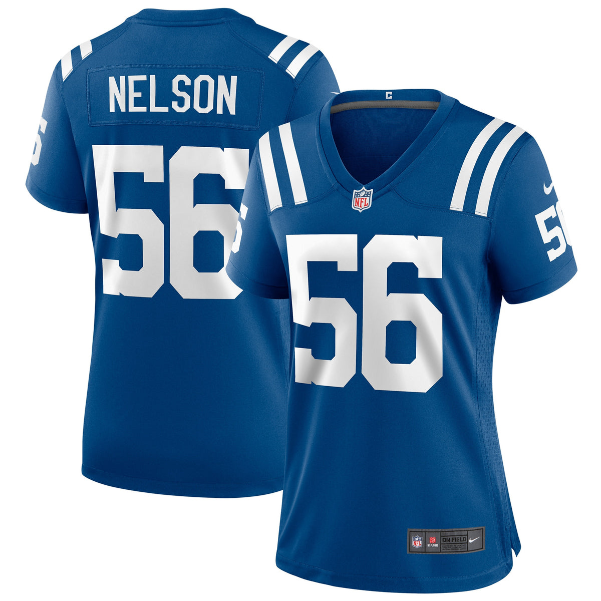 Quenton Nelson Indianapolis Colts royal jersey