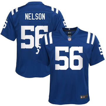 Quenton Nelson Indianapolis Colts royal jersey
