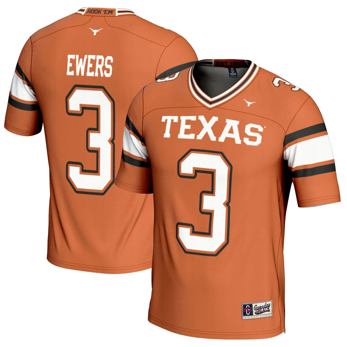 Quinn Ewers Texas Texas Longhorns orange jersey