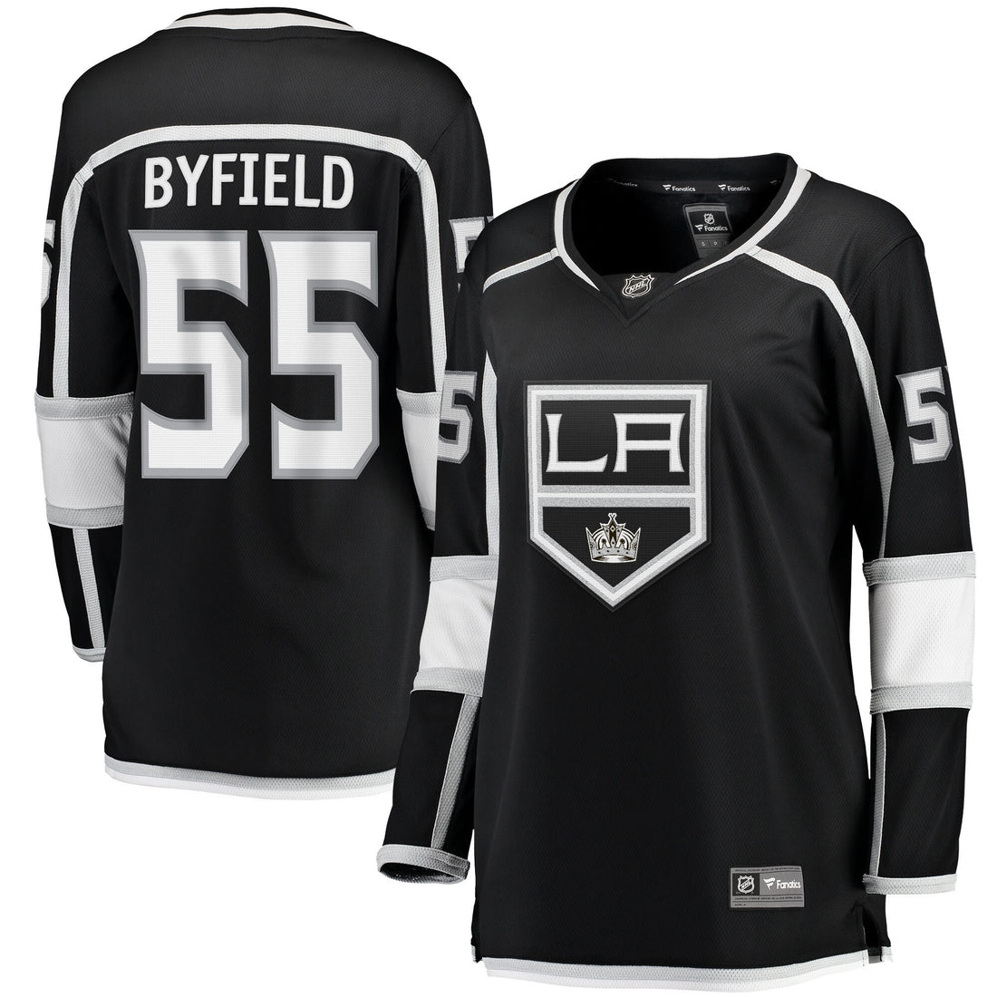 Quinton Byfield Los Angeles Kings black Home jersey