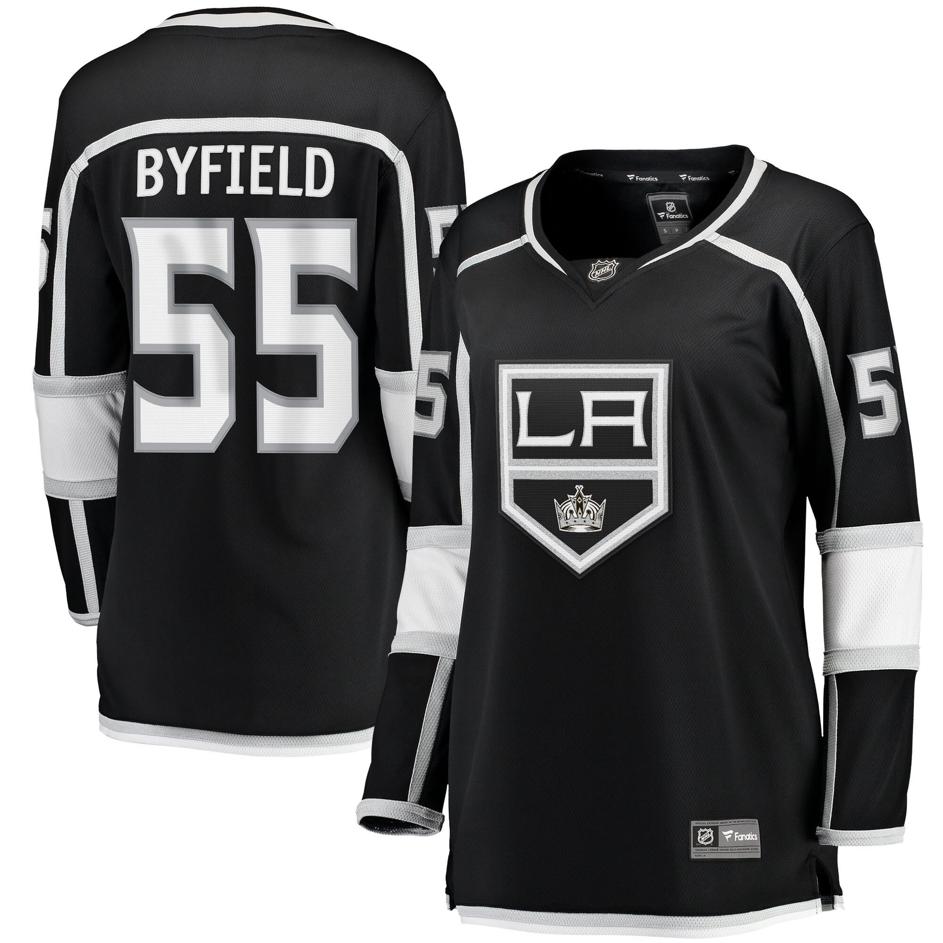 Quinton Byfield Los Angeles Kings black Home jersey
