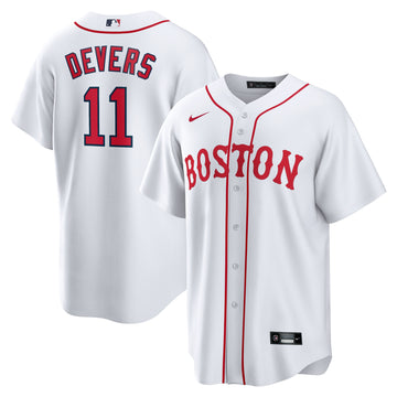 Rafael Devers Boston Red Sox white jersey