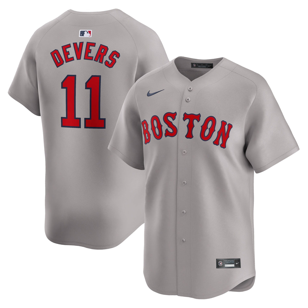 Rafael Devers Boston Red Sox gray Limited jersey