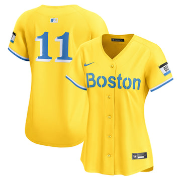 Rafael Devers Boston Red Sox gold City Connect jersey