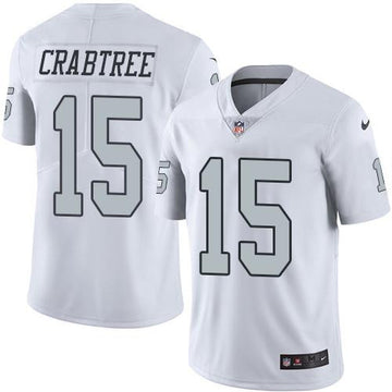 Michael Crabtree Las Vegas Raiders white Limited jersey