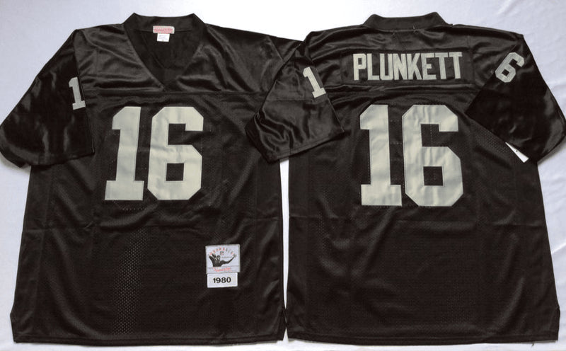 Jim Plunkett Las Vegas Raiders black Throwback jersey