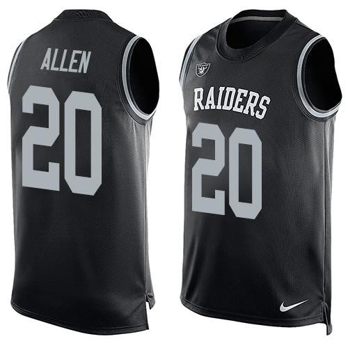 Nate Allen Las Vegas Raiders black Limited jersey