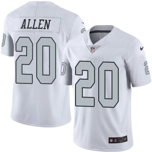 Nate Allen Las Vegas Raiders white Limited jersey