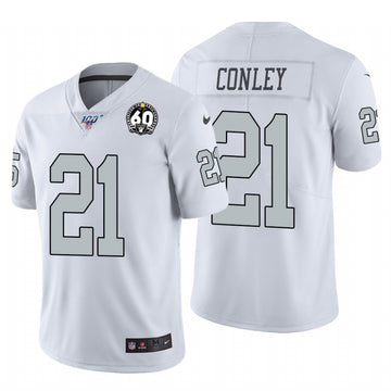 Gareon Conley Las Vegas Raiders white Color Rush jersey