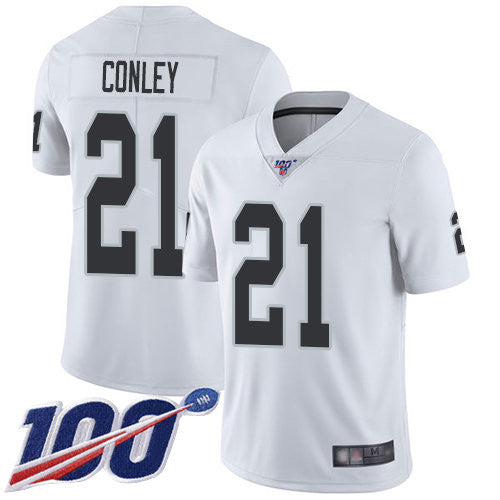Gareon Conley Las Vegas Raiders white Vapor jersey